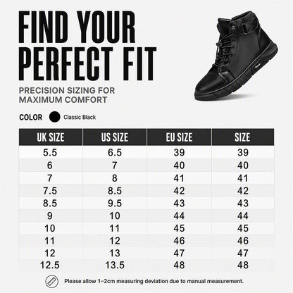 🎉The Lowest Price But The Best Quality!🔥Men's Waterproof Genuine Leather Combat Boots