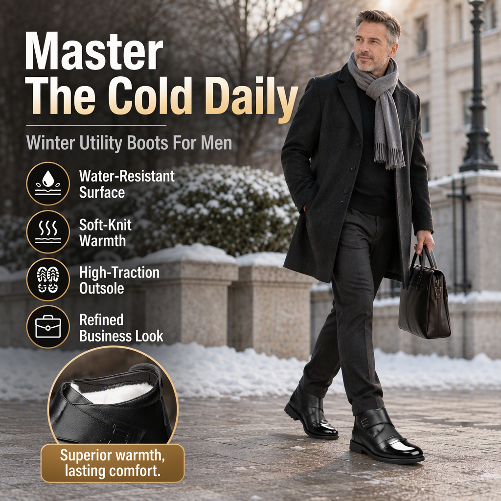 ⏰ Seasonal changeover sale: 50% off – quality at half the price! ✨Men's Winter Thermal Waterproof Shoes