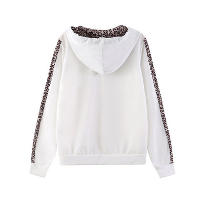 ⏰ Seasonal changeover sale: 50% off – quality at half the price! ✨Women's Leopard Print Long Sleeve Zipper Sweatshirt and Pants Set