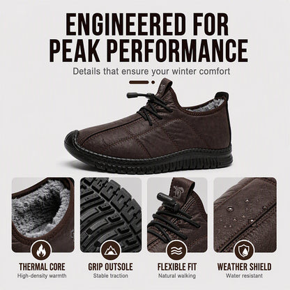 ⏰ Seasonal changeover sale: 50% off – quality at half the price! ✨Men's Plush-Lined Non-Slip Walking Shoes
