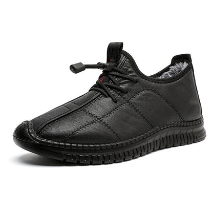 ⏰ Seasonal changeover sale: 50% off – quality at half the price! ✨Men's Plush-Lined Non-Slip Walking Shoes
