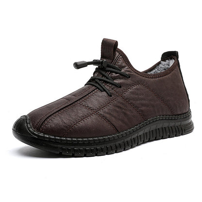 ⏰ Seasonal changeover sale: 50% off – quality at half the price! ✨Men's Plush-Lined Non-Slip Walking Shoes