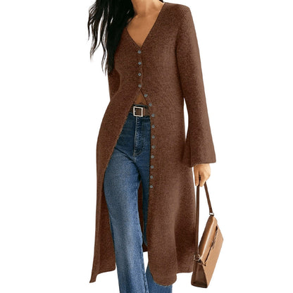✨Limited stock available, don’t miss out!🎉Women's Knit Long Open Front Cardigan