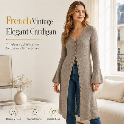 ✨Limited stock available, don’t miss out!🎉Women's Knit Long Open Front Cardigan