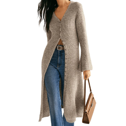✨Limited stock available, don’t miss out!🎉Women's Knit Long Open Front Cardigan