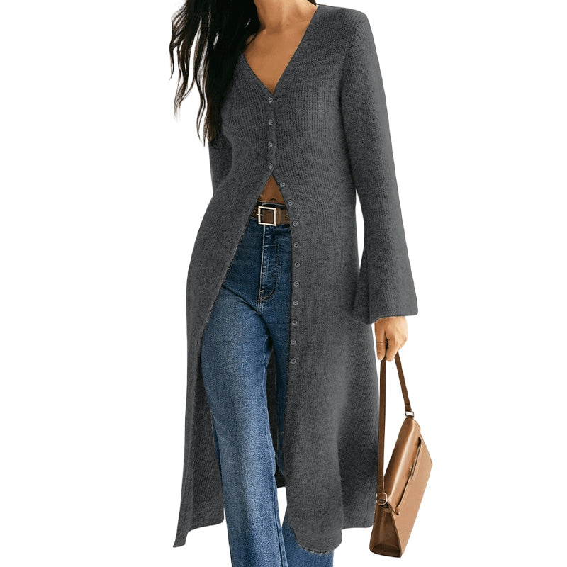 ✨Limited stock available, don’t miss out!🎉Women's Knit Long Open Front Cardigan