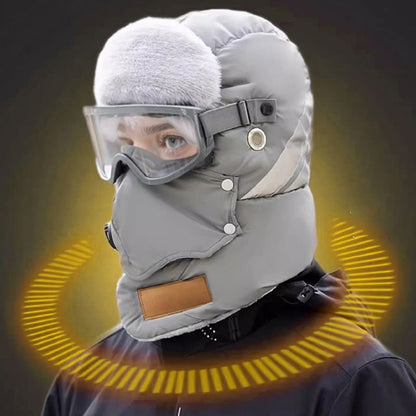 Reflective Safety Strip Warm Trapper Hat