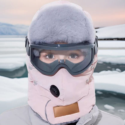 Reflective Safety Strip Warm Trapper Hat