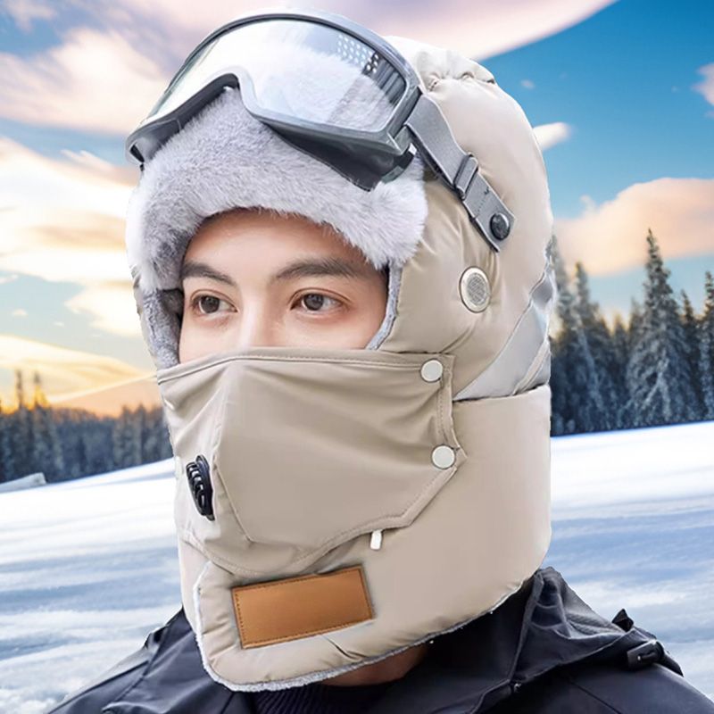 Reflective Safety Strip Warm Trapper Hat