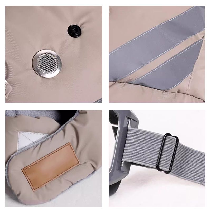 Reflective Safety Strip Warm Trapper Hat