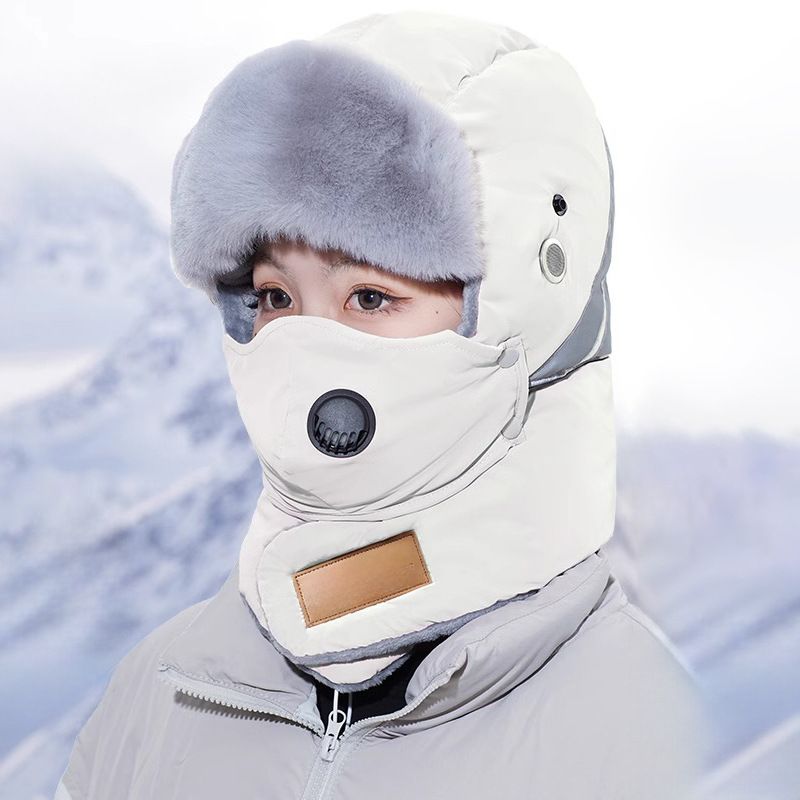 Reflective Safety Strip Warm Trapper Hat
