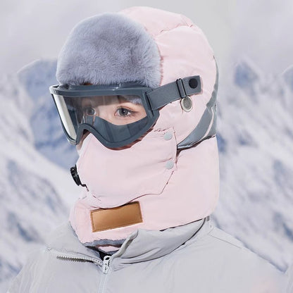 Reflective Safety Strip Warm Trapper Hat