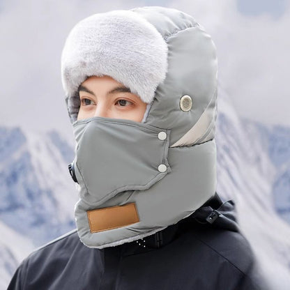 Reflective Safety Strip Warm Trapper Hat