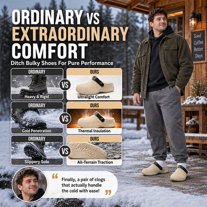 Men's Winter Warm Plush-Lined Slippers