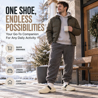 Men's Winter Warm Plush-Lined Slippers