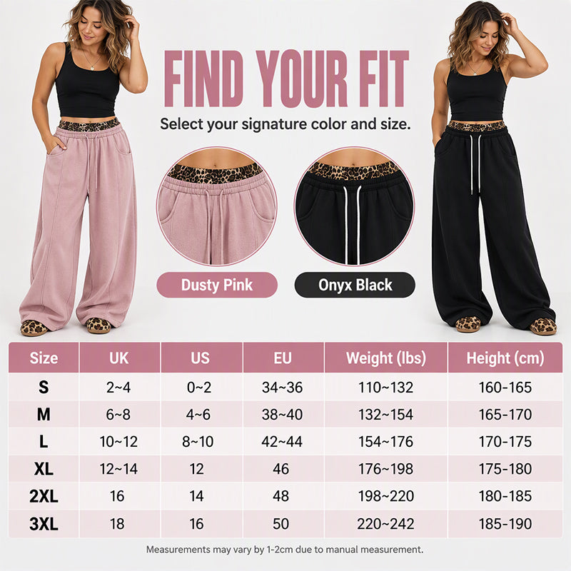 ⏰ Ultimo Giorno di Saldi – SCONTO 50% ✨Women's Casual Leopard Print Patchwork Sweatpants