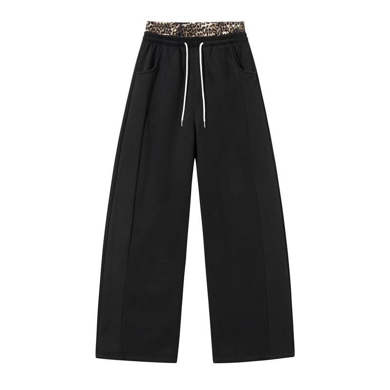 ⏰ Ultimo Giorno di Saldi – SCONTO 50% ✨Women's Casual Leopard Print Patchwork Sweatpants