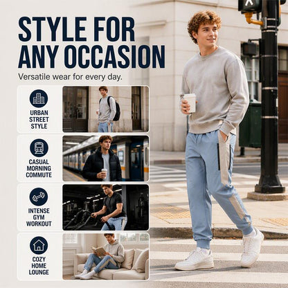 ⏰ Seasonal changeover sale: 50% off – quality at half the price! ✨Men's Windproof Thermal Pants with Elastic Cuffs
