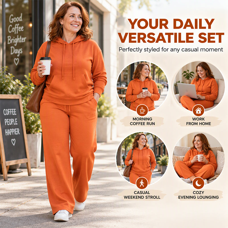 ⏰ Seasonal changeover sale: 50% off – quality at half the price! ✨Women's Casual Loose 2-Piece Lounge Set