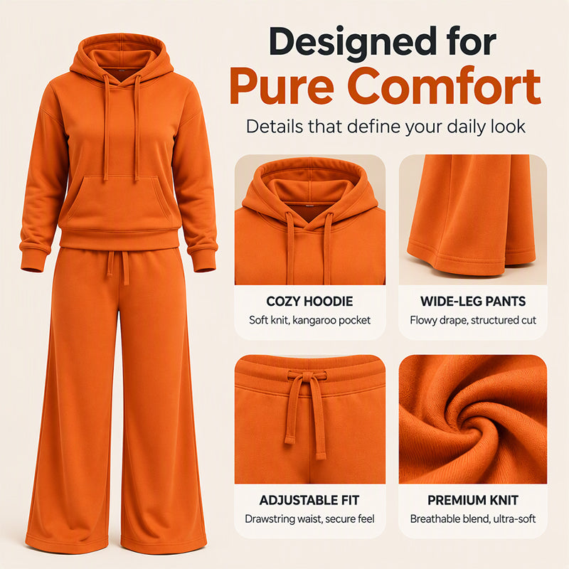 ⏰ Seasonal changeover sale: 50% off – quality at half the price! ✨Women's Casual Loose 2-Piece Lounge Set