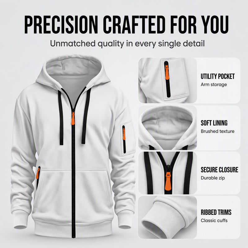 ⏰ Seasonal changeover sale: 50% off – quality at half the price! ✨Men's Casual Thermal Hooded Jacket
