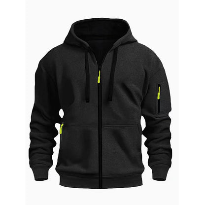 ⏰ Seasonal changeover sale: 50% off – quality at half the price! ✨Men's Casual Thermal Hooded Jacket