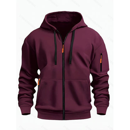 ⏰ Seasonal changeover sale: 50% off – quality at half the price! ✨Men's Casual Thermal Hooded Jacket