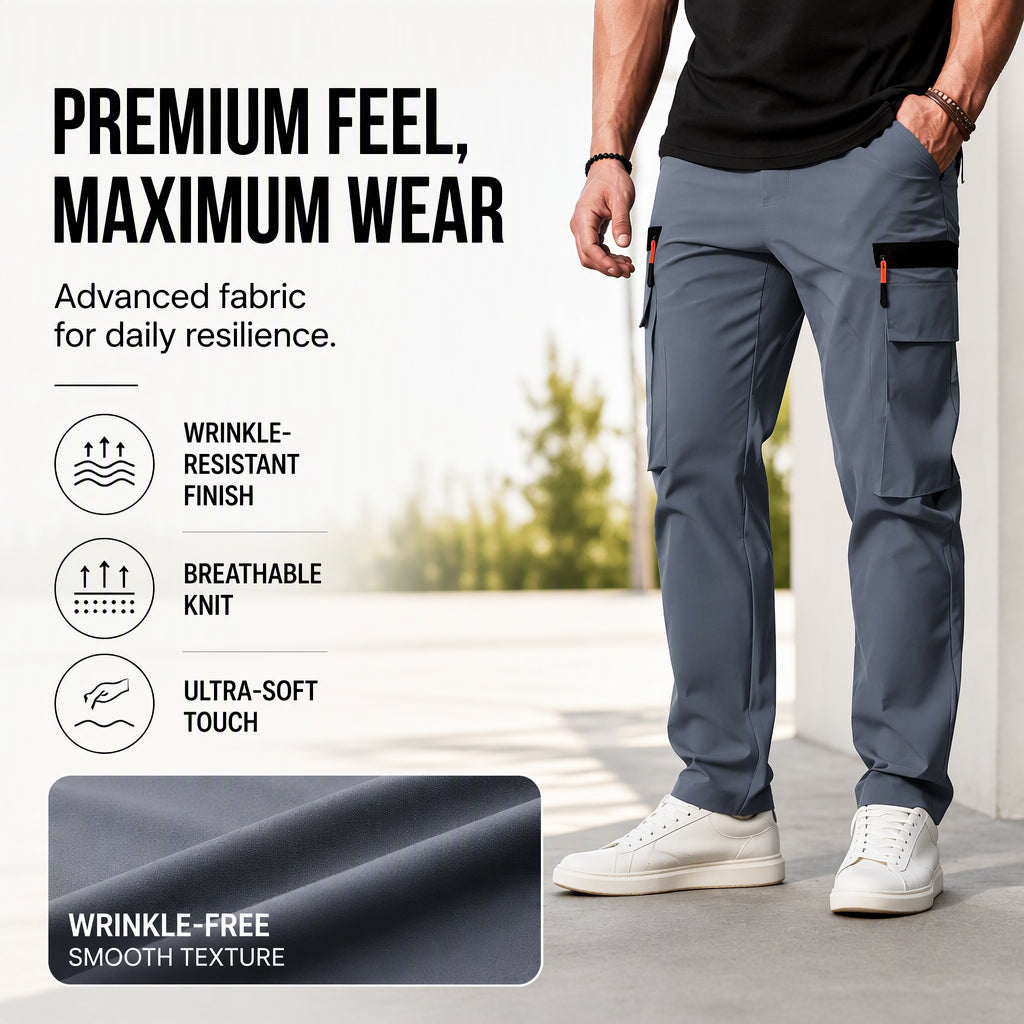 ⏰ Last Day of the Sale – 50% OFF ✨Men's Casual Multi-Pocket Cargo Pants