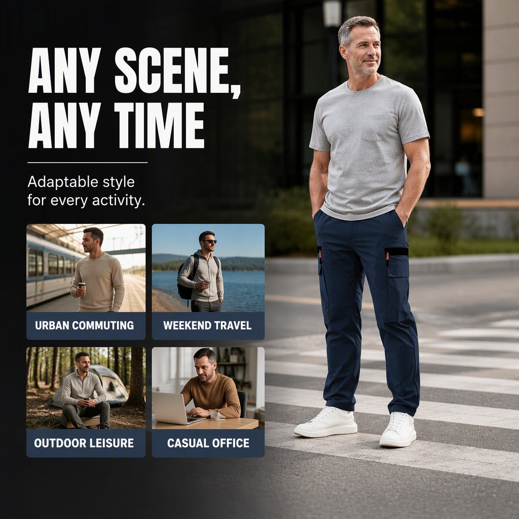 ⏰ Last Day of the Sale – 50% OFF ✨Men's Casual Multi-Pocket Cargo Pants
