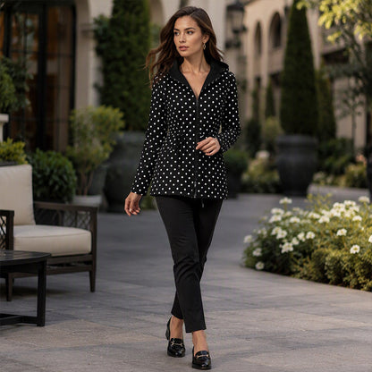 ⏰ Seasonal changeover sale: 50% off – quality at half the price! ✨Women's Reversible Leopard Print Hooded Jacket