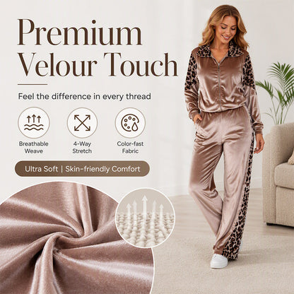 Women's Casual Leopard Print 2-Piece Set