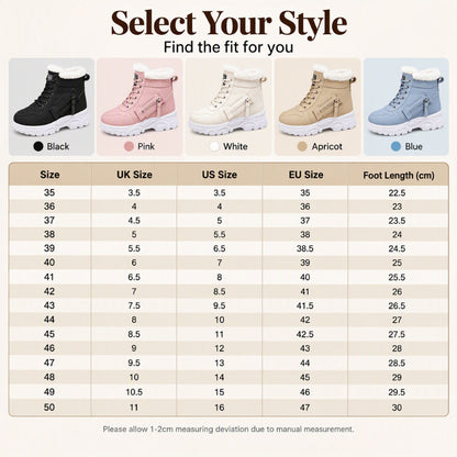 ✨Limited stock available, don’t miss out!🎉Women's Winter Warm Plush-Lined Ankle Boots