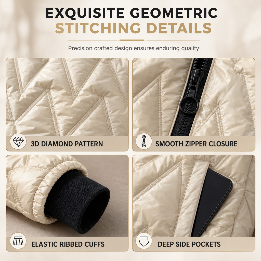 Women's Loose Fit Hooded Patchwork Cotton Long Sleeve Autumn Winter Coat