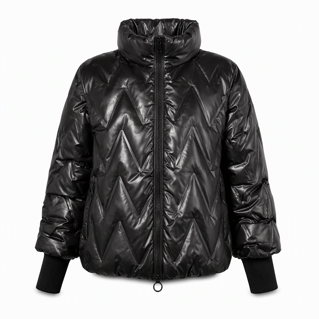 Women's Loose Fit Hooded Patchwork Cotton Long Sleeve Autumn Winter Coat