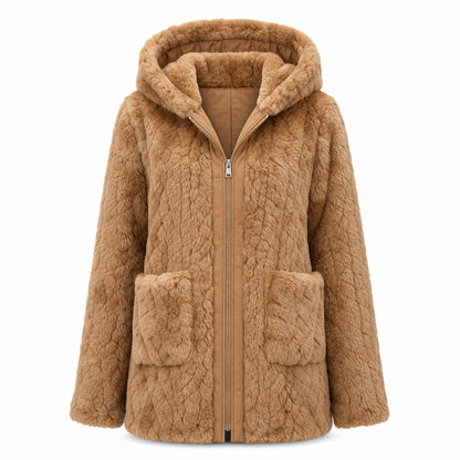Women's Casual Plush Solid Color Cardigan