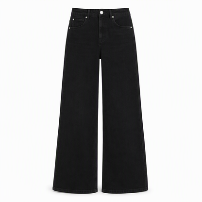 Women's Loose Fit Straight Leg Denim Jeans