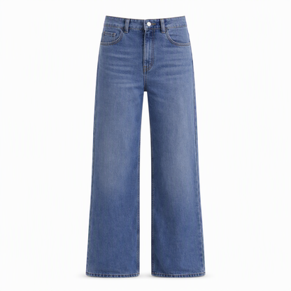 Women's Loose Fit Straight Leg Denim Jeans