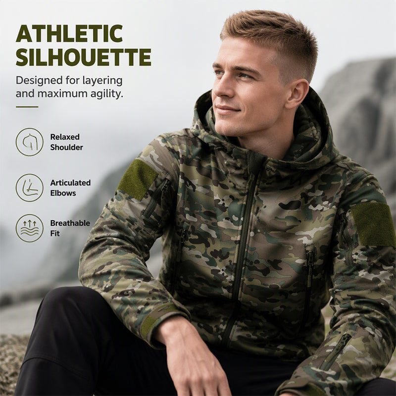 🎉The Lowest Price But The Best Quality!🔥Men's Outdoor Camouflage Hooded Jacket
