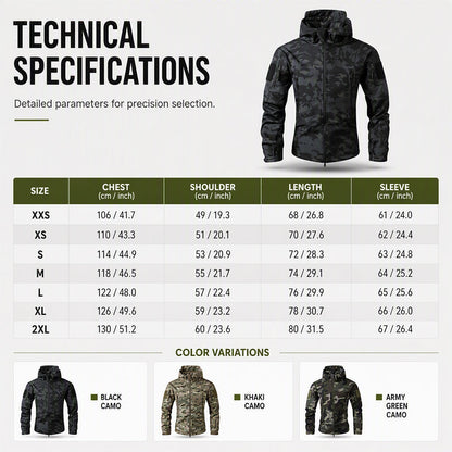 🎉The Lowest Price But The Best Quality!🔥Men's Outdoor Camouflage Hooded Jacket