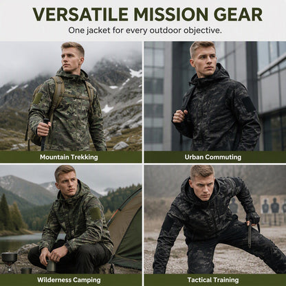 🎉The Lowest Price But The Best Quality!🔥Men's Outdoor Camouflage Hooded Jacket
