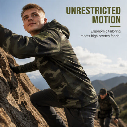 🎉The Lowest Price But The Best Quality!🔥Men's Outdoor Camouflage Hooded Jacket