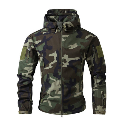 🎉The Lowest Price But The Best Quality!🔥Men's Outdoor Camouflage Hooded Jacket