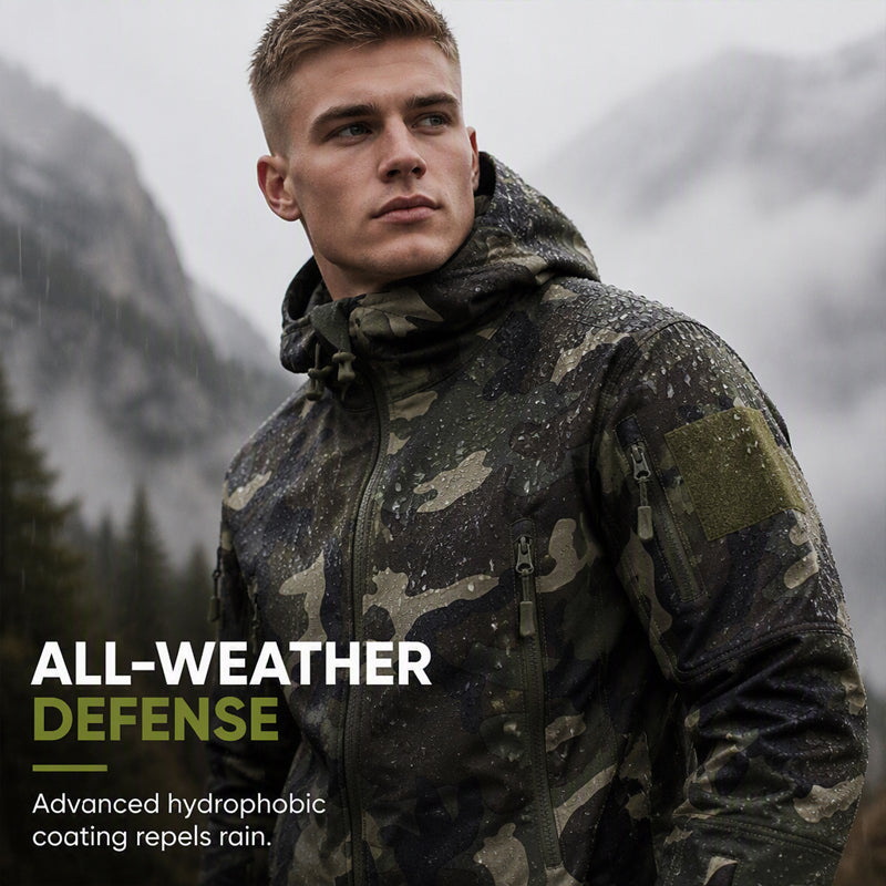 🎉The Lowest Price But The Best Quality!🔥Men's Outdoor Camouflage Hooded Jacket