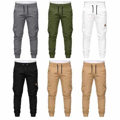 ⏰ Seasonal changeover sale: 50% off – quality at half the price! ✨Men's Casual Solid Color Cargo Jogger Pants