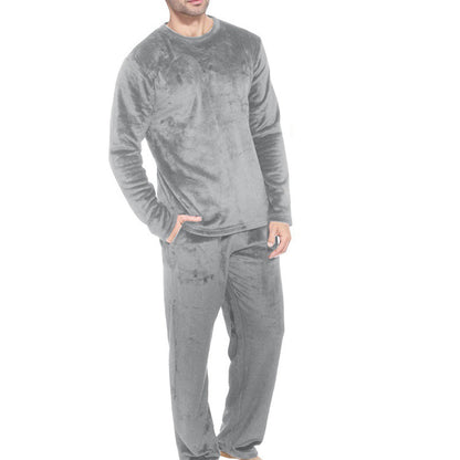 ⏰ Seasonal changeover sale: 50% off – quality at half the price! ✨Men's Cozy Thermal Velvet Pajama Set