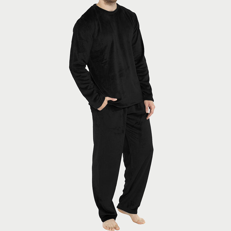 ⏰ Seasonal changeover sale: 50% off – quality at half the price! ✨Men's Cozy Thermal Velvet Pajama Set