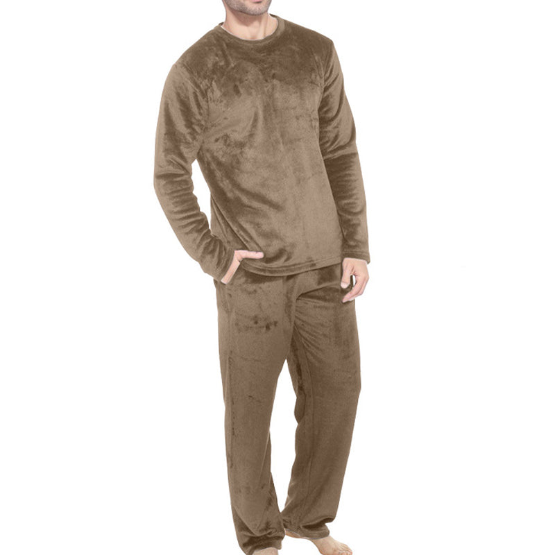 ⏰ Seasonal changeover sale: 50% off – quality at half the price! ✨Men's Cozy Thermal Velvet Pajama Set