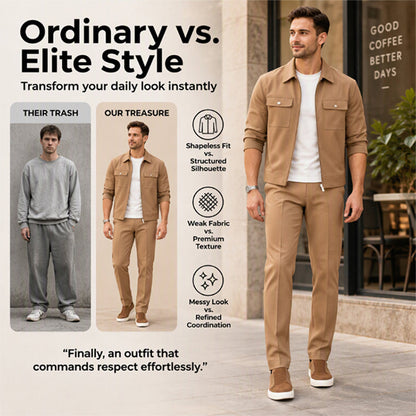 🎉The Lowest Price But The Best Quality!🔥Men's Casual Stylish Jacket and Pants Set