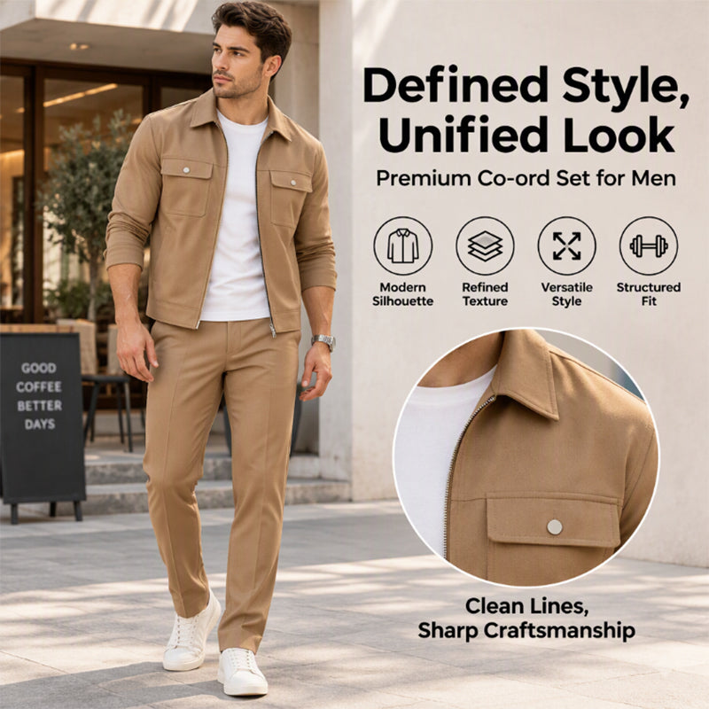 🎉The Lowest Price But The Best Quality!🔥Men's Casual Stylish Jacket and Pants Set
