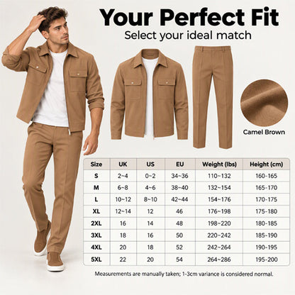 🎉The Lowest Price But The Best Quality!🔥Men's Casual Stylish Jacket and Pants Set